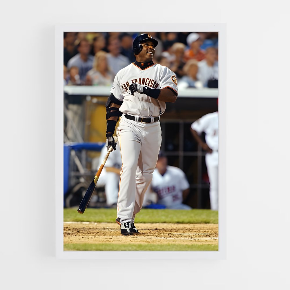 Poster Barry bonds – affiche Baseball (vue 3)